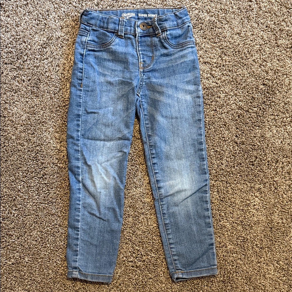 OshKosh B'gosh Kids Blue Jeans Set - Picture 4 of 11
